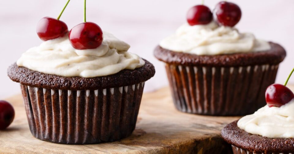 Black Forest Paleo Cupcakes