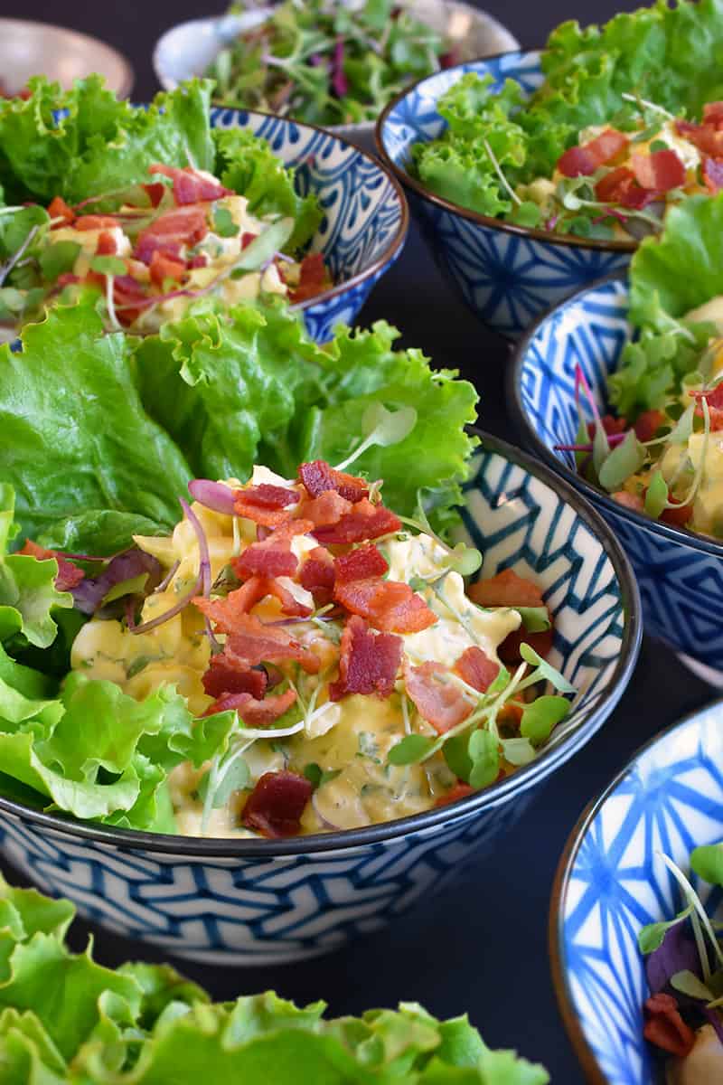 Bacon Deviled Egg Salad (Whole30, Keto)