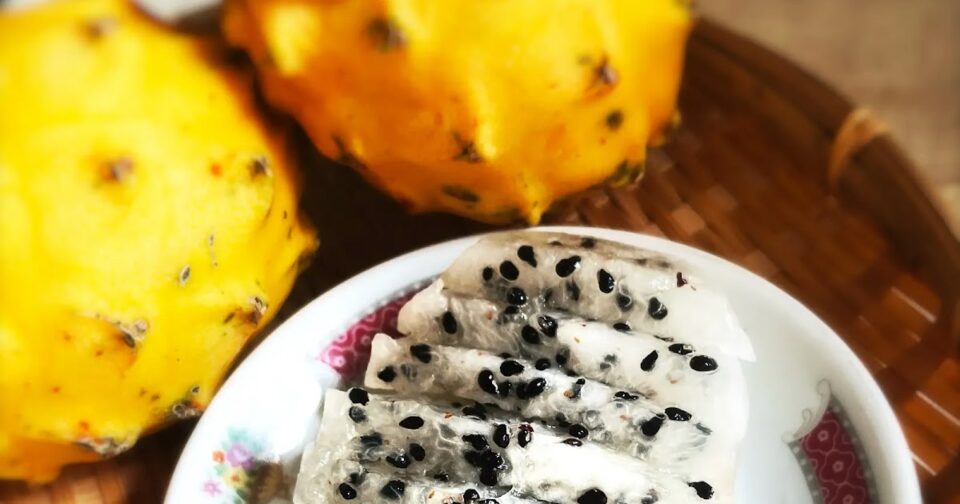 Yellow Dragon Fruit Pitahaya  麒麟果