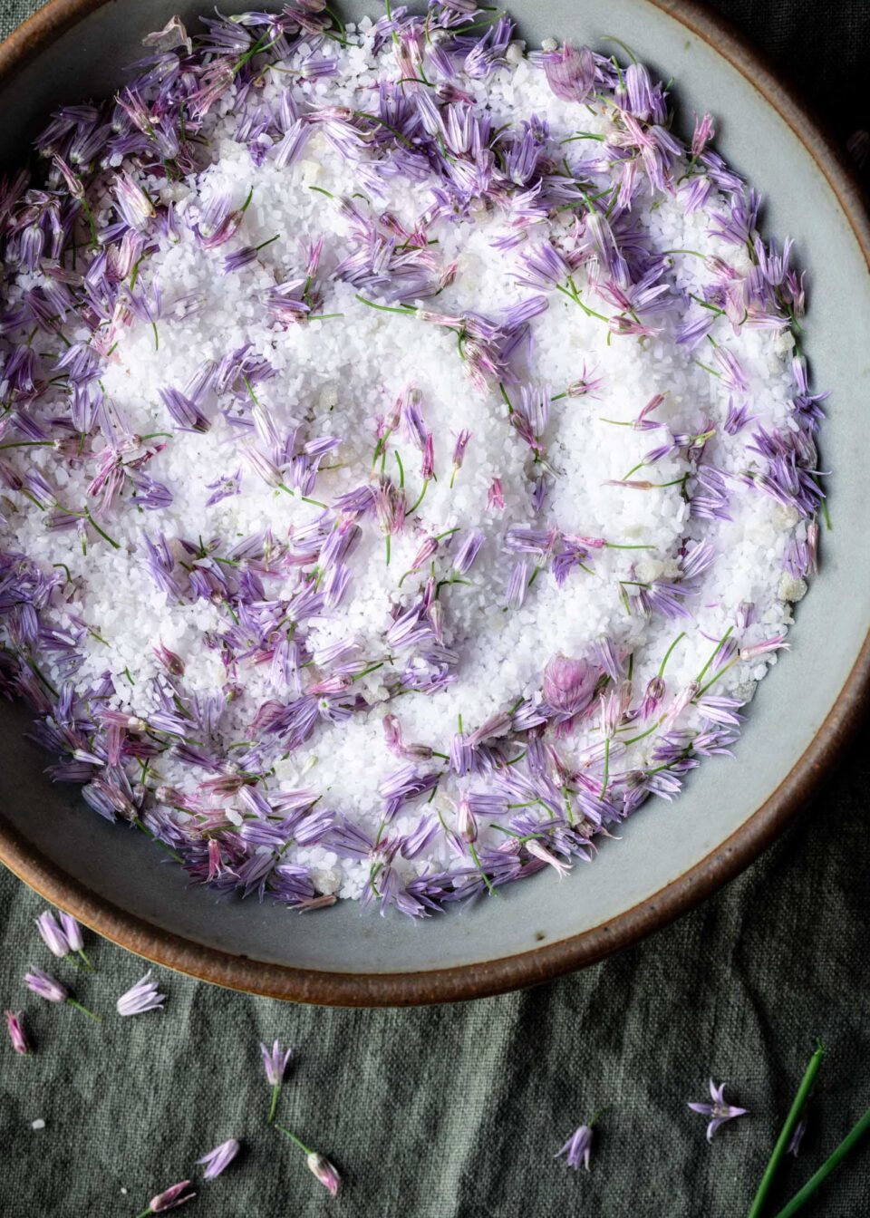 Chive Flower Salt