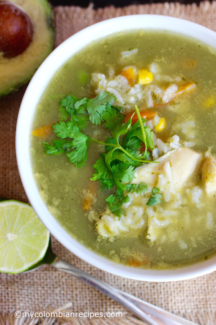 Cilantro-Lime Rice and Chicken Soup