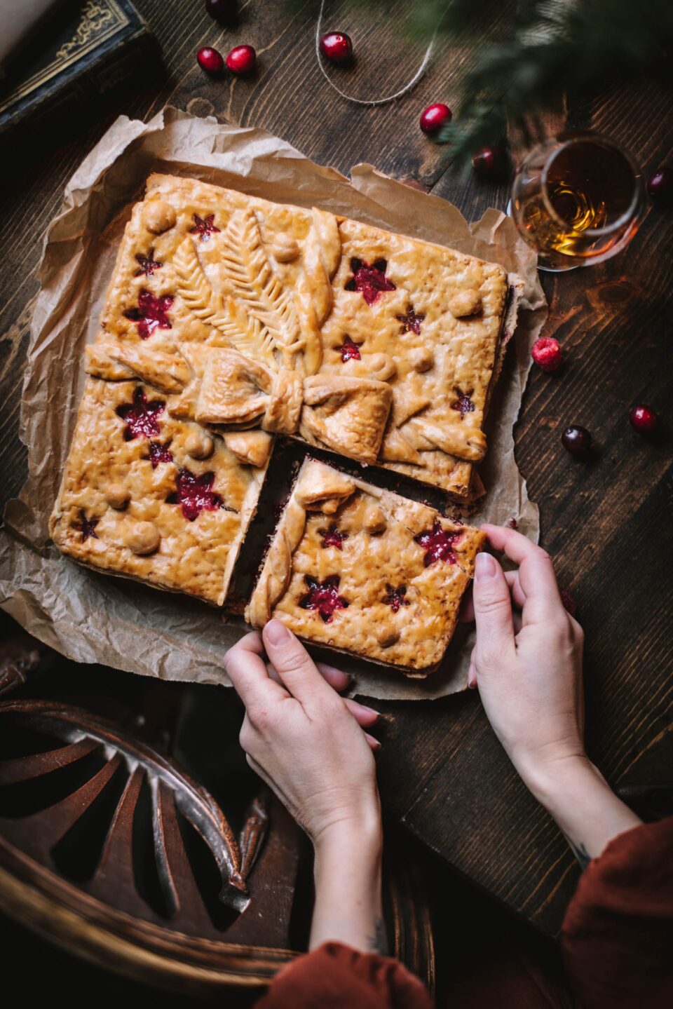 Cranberry Raspberry Tart