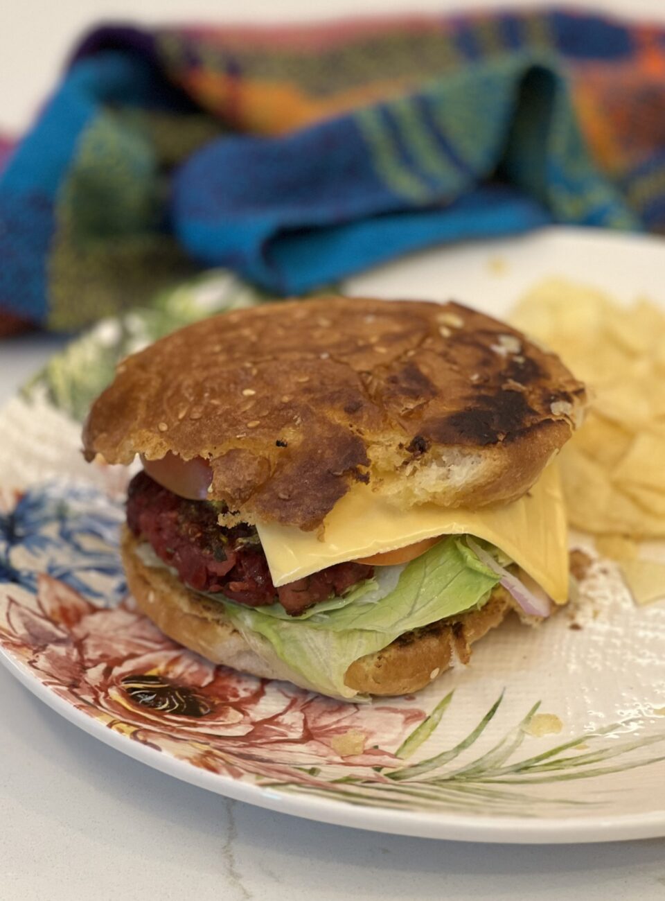 High Protein Quinoa Beet Burger Recipe