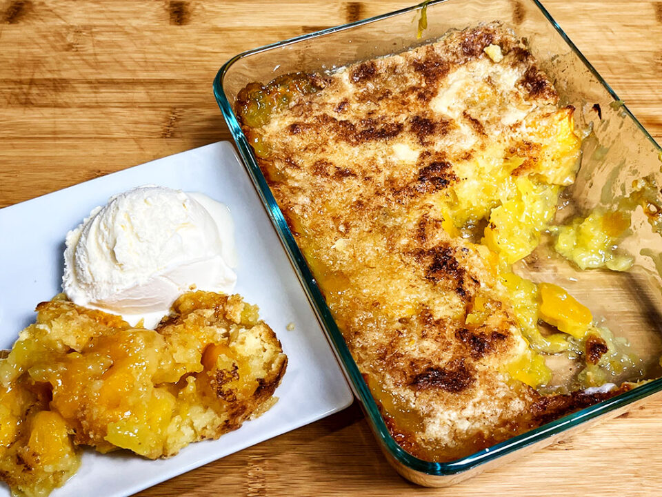 Mango Pineapple Cobbler