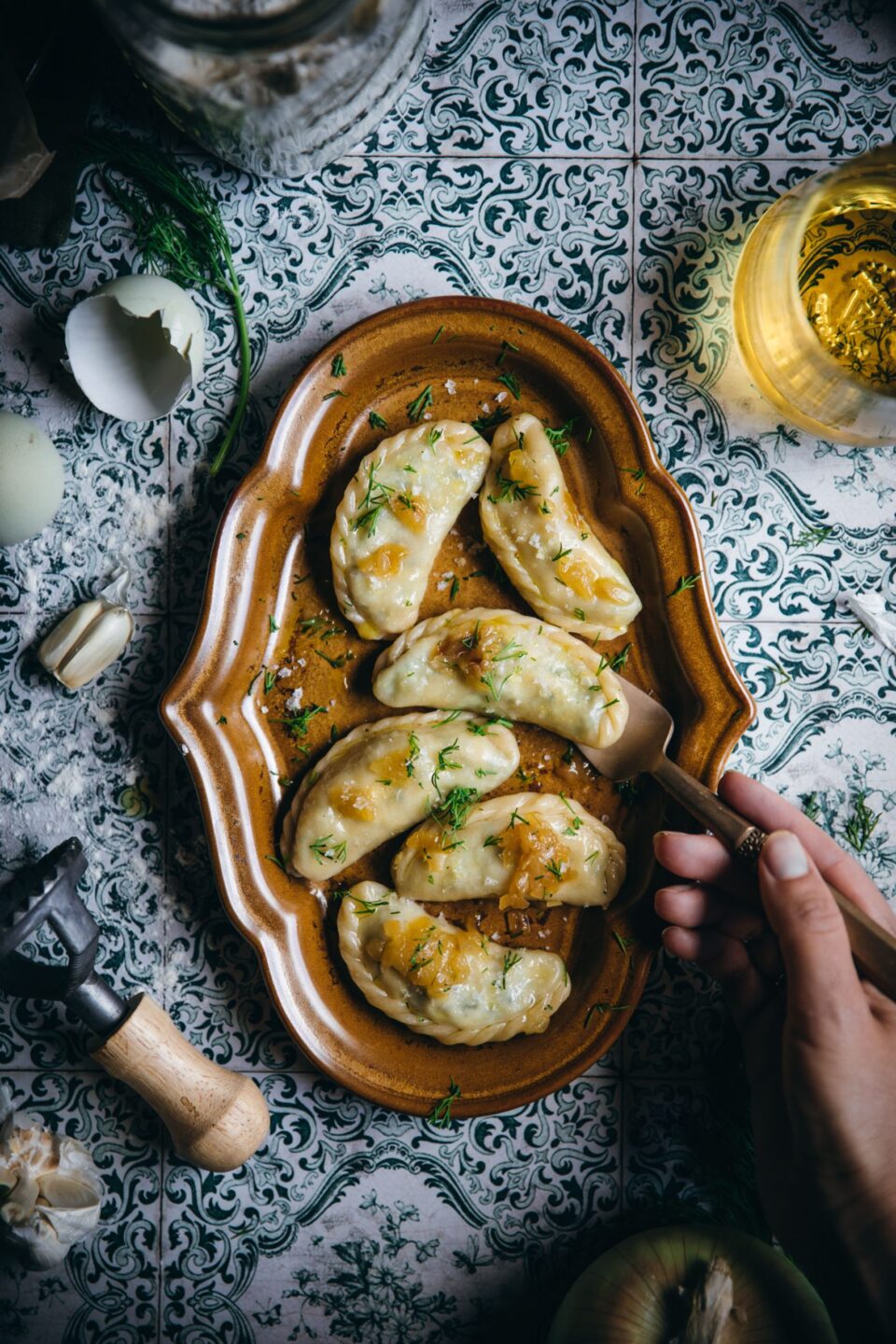 Potato and Dill Pierogi