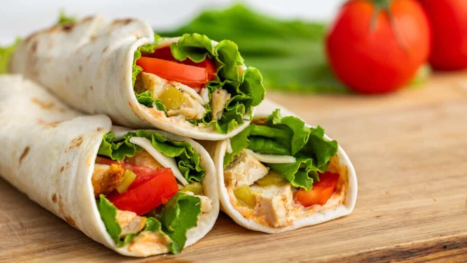 Southwest Grilled Chicken Wraps