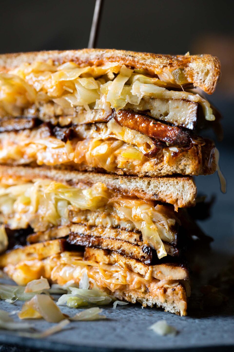 Easy Vegan Reuben Sandwich