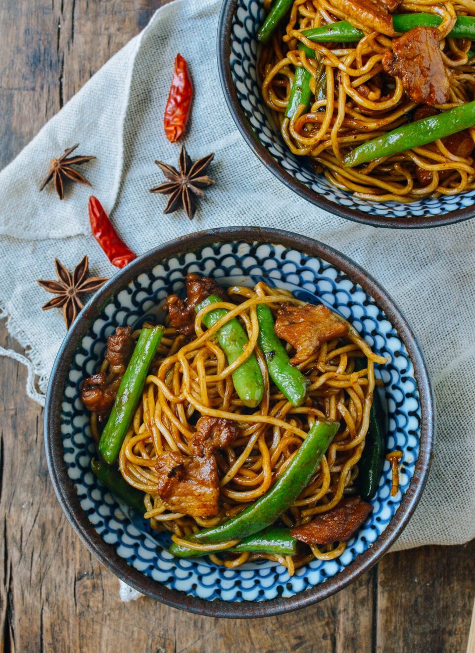 Chinese Green Bean Noodles - Bian Dou Men Mian