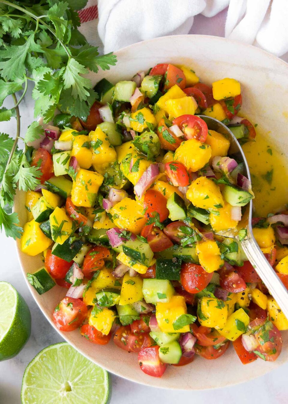 Cucumber Mango Salsa