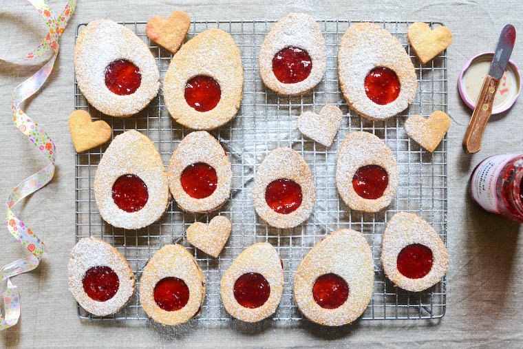 Easter Egg Jam Cookies Recipe