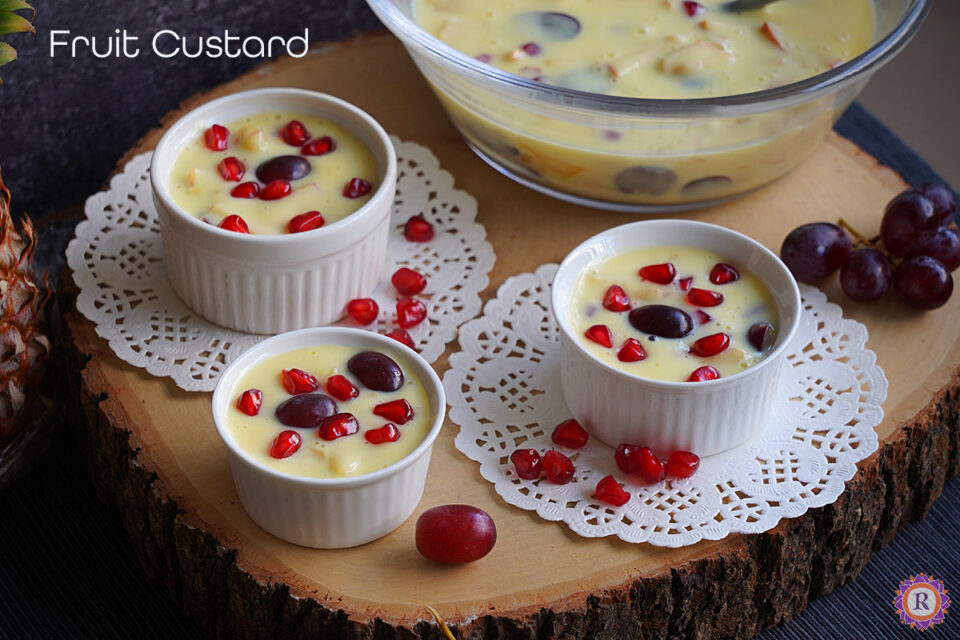 fruit custard recipe