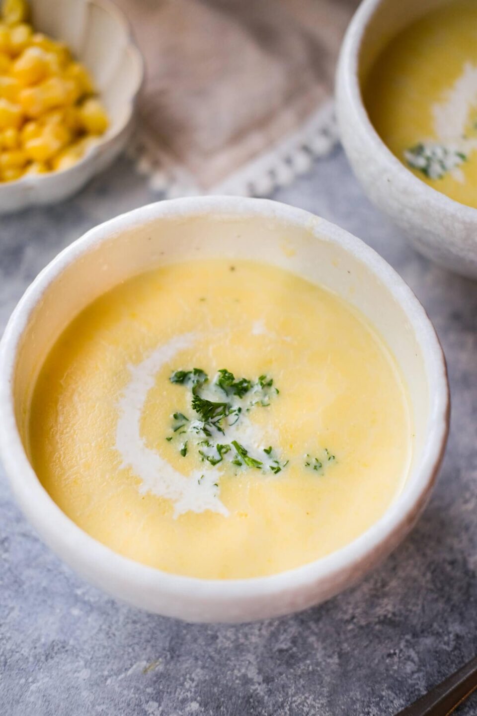 Japanese Corn Soup (Corn Potage)