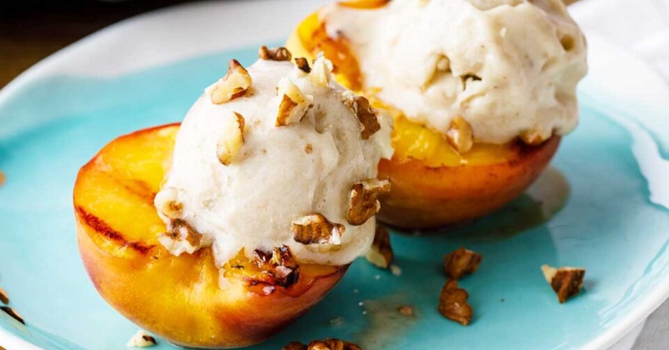 Grilled Peaches Dessert