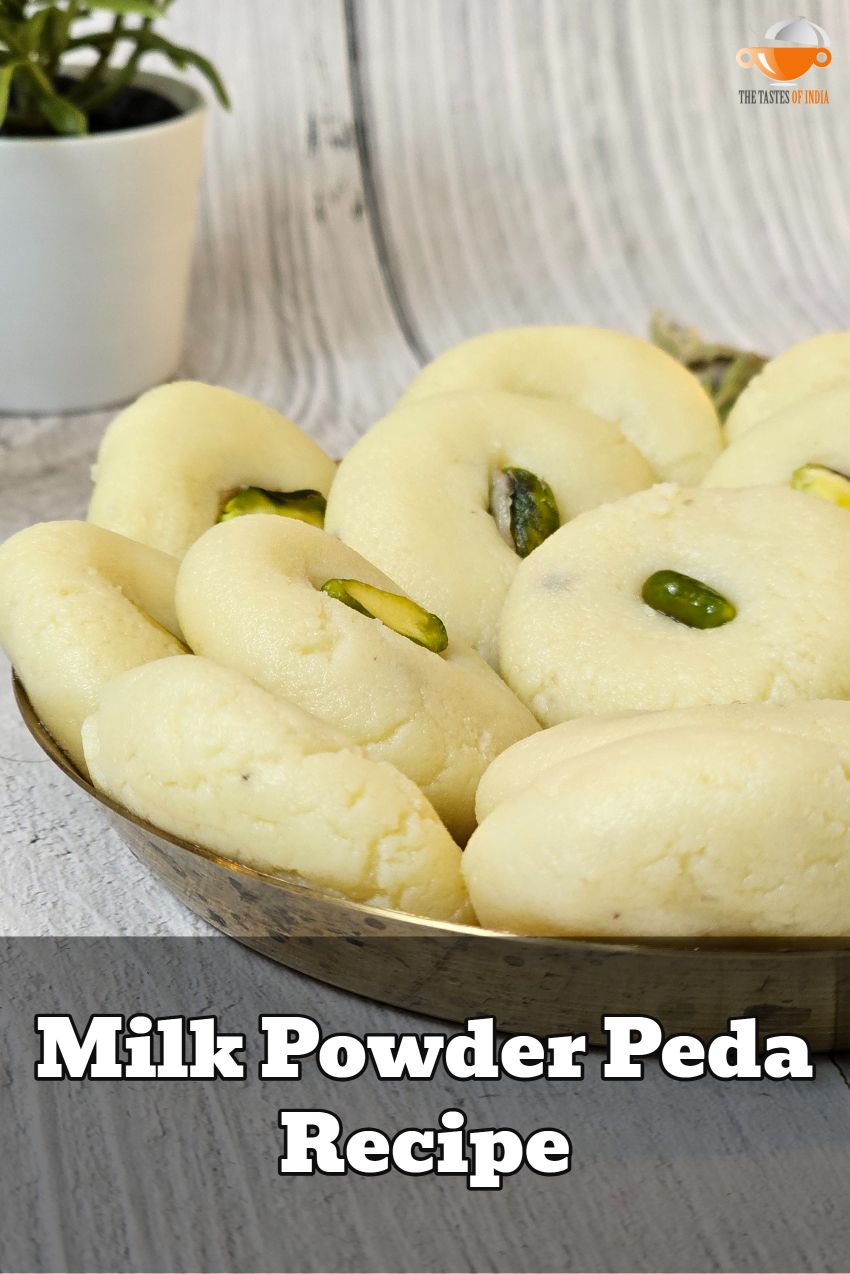 10 Minutes Instant Milk Powder Peda Recipe