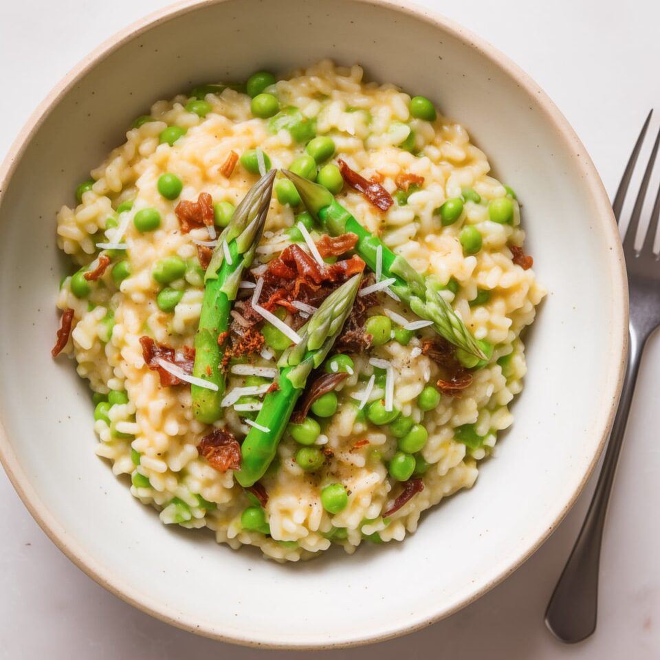 spring veggie risotto