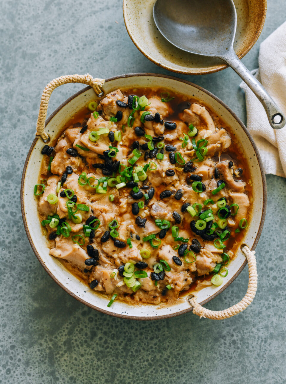 Steamed Chicken with Black Bean Sauce