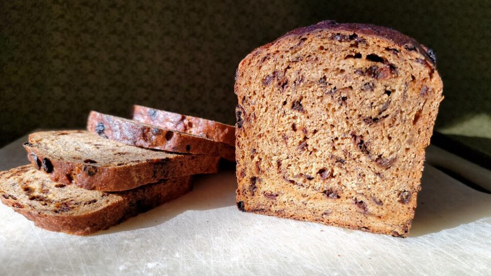 Rye and Buckwheat Bread with Currants