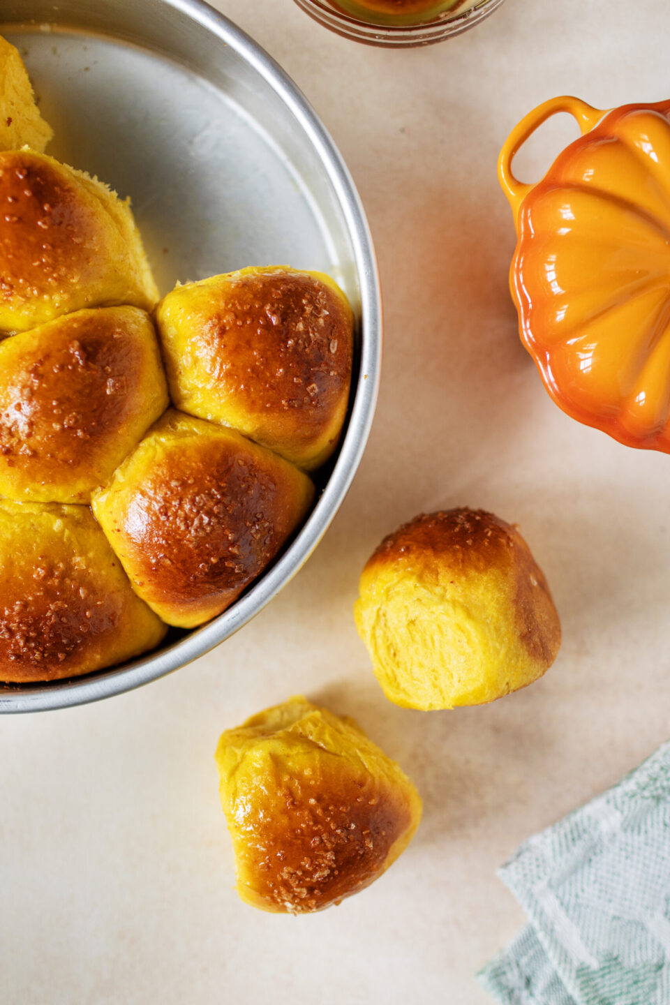 Brown Butter Sweet Potato Rolls