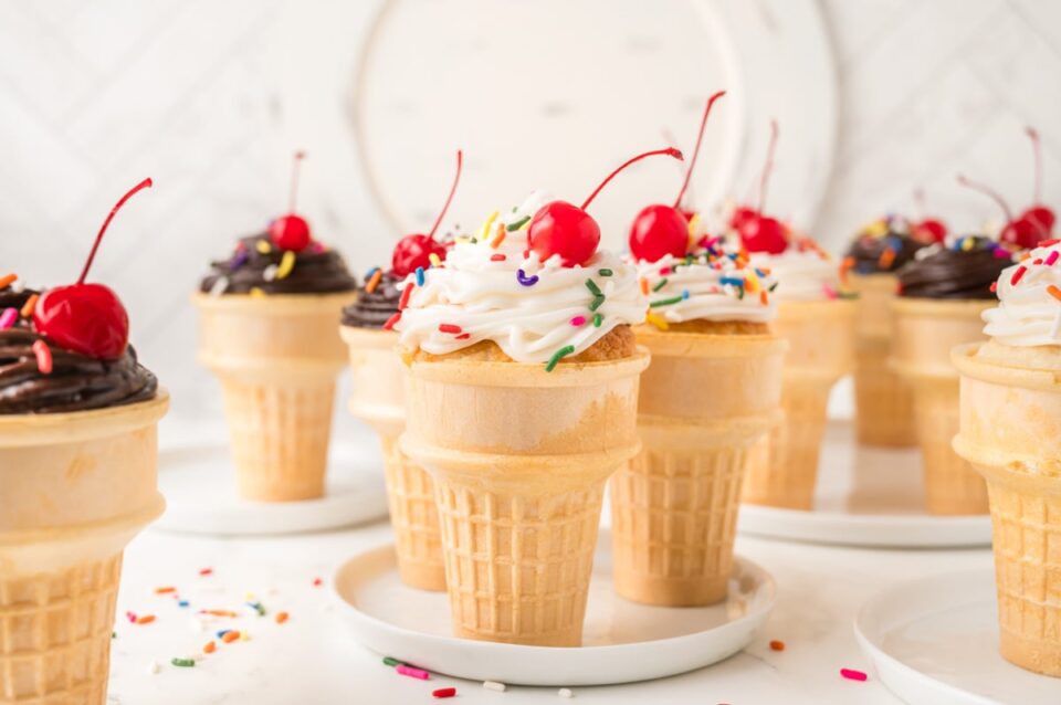 Ice Cream Cone Cupcakes