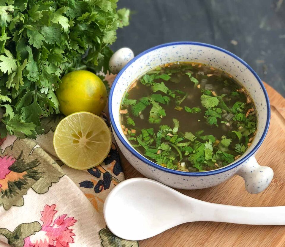 Lemon Coriander Soup Recipe