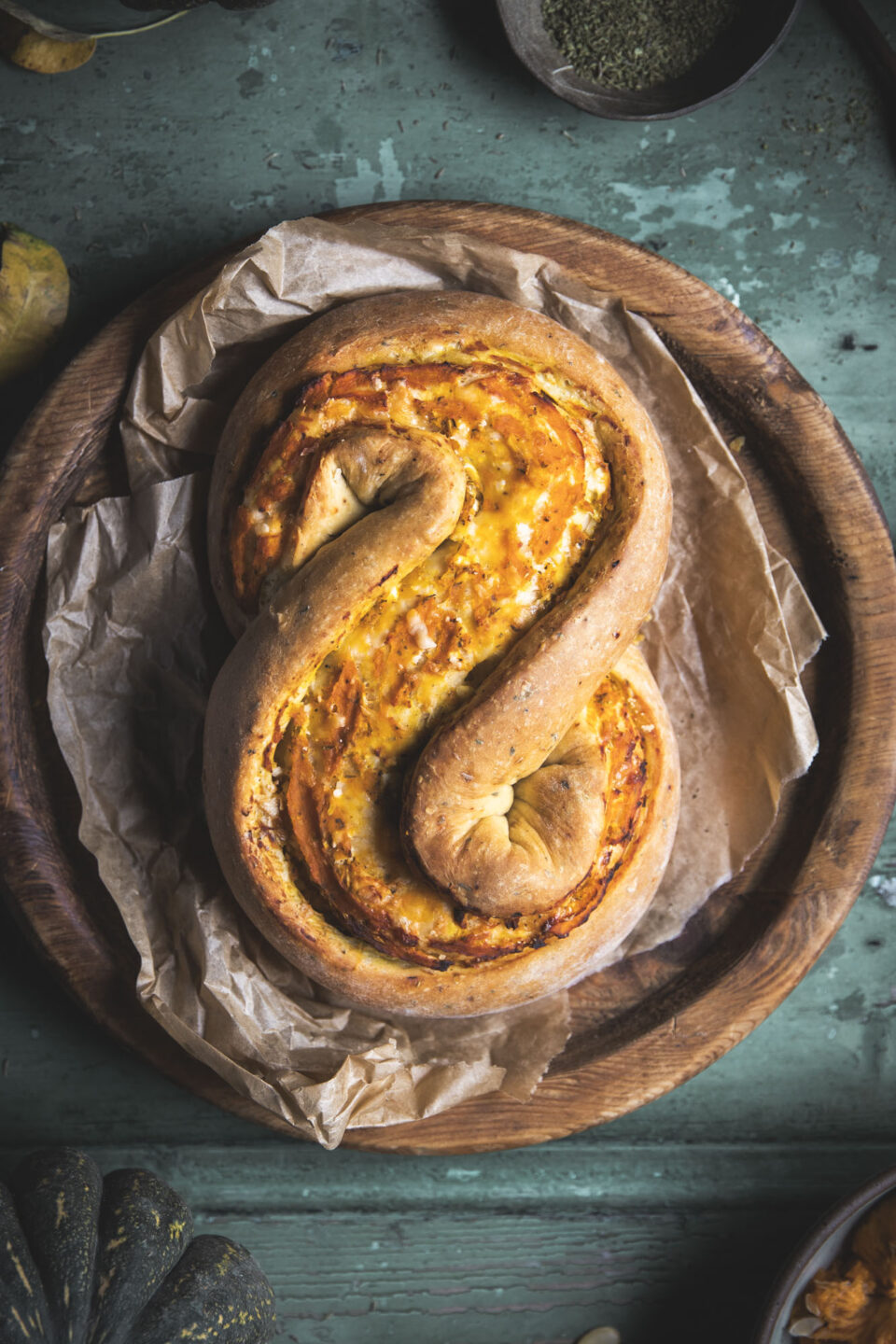 Pane Bianco Pumpkin Feta Bread