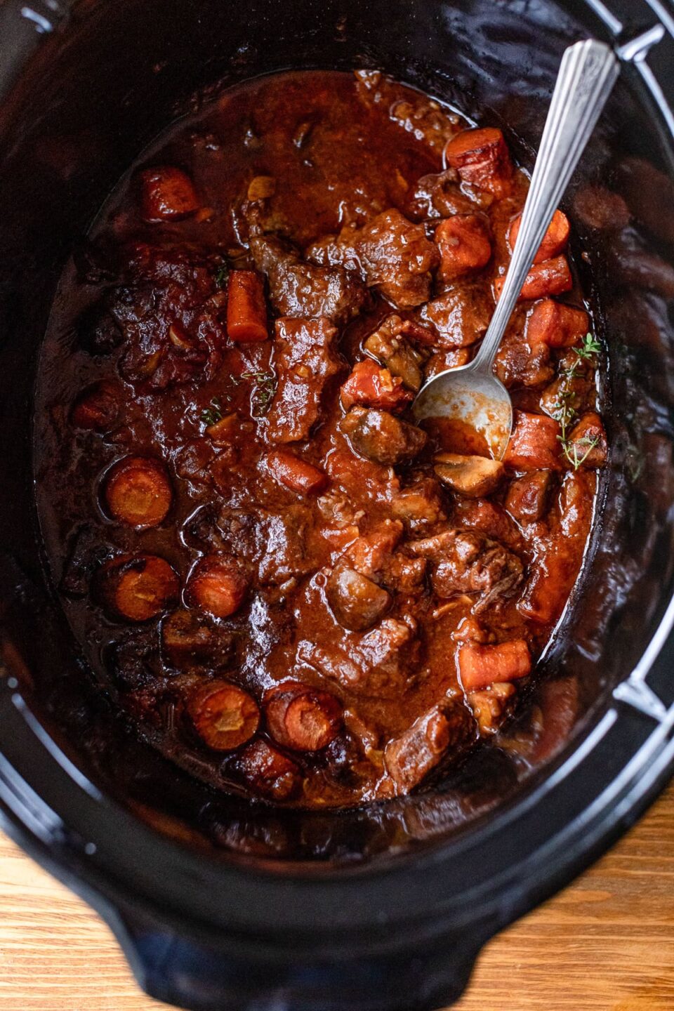 Slow Cooker Beef Bourguignon