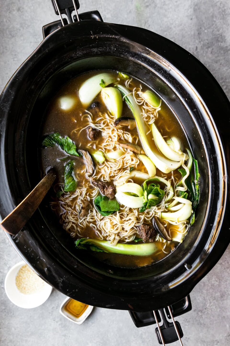 Slow Cooker Beef Ramen