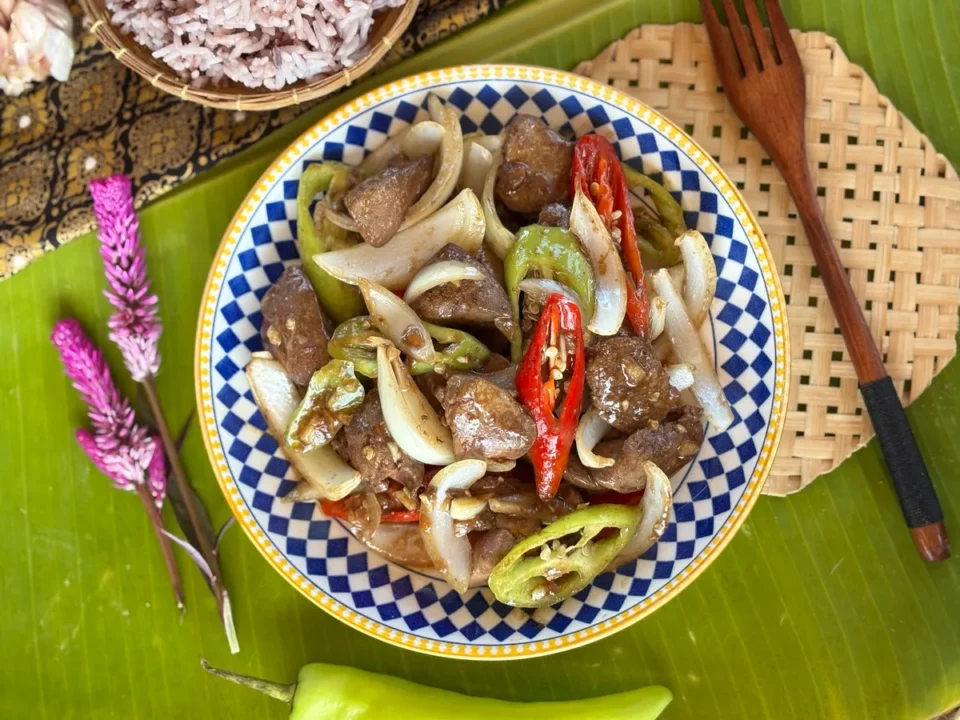 Thai Chicken Liver Stir-Fry Recipe