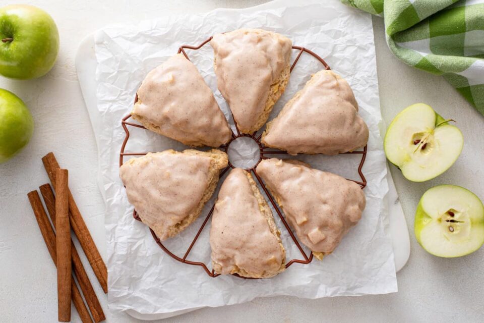 Glazed Apple Scones