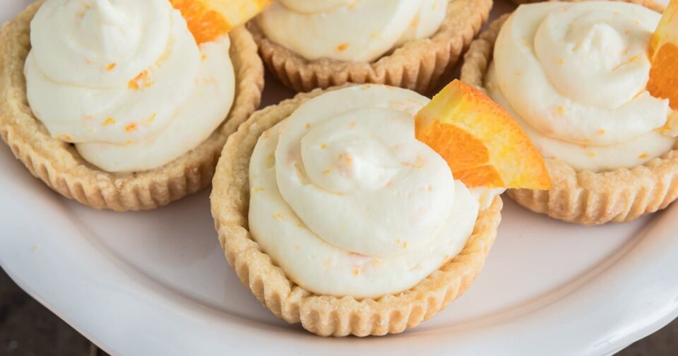 Creamy Orange Cheesecake Tarts