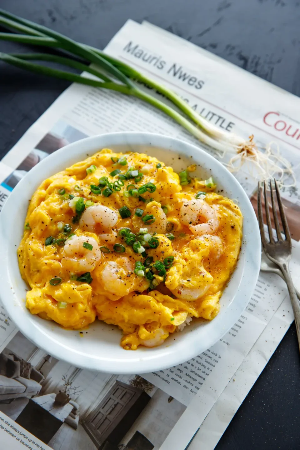 shrimp omelette